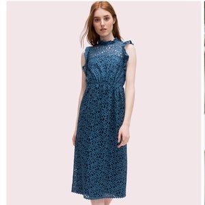 Kate Spade Flora Lace Ruffle Dress